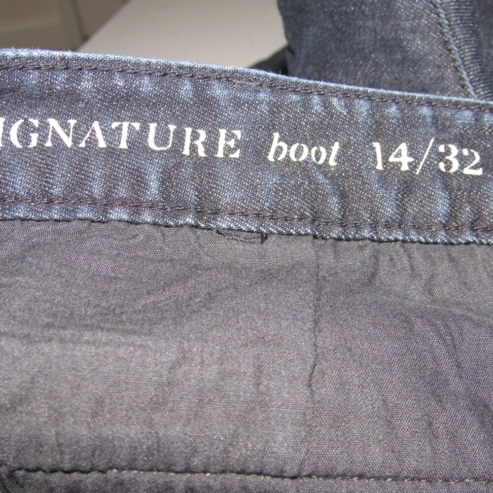 TALBOTS Signature Boot Dark Wash Jeans Size 14 - Picture 8 of 10